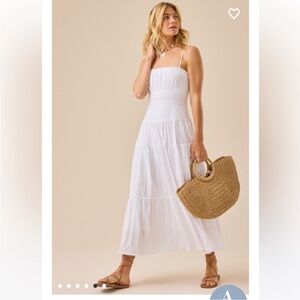 Altar'd State Nina White Maxi Dress - Brand New